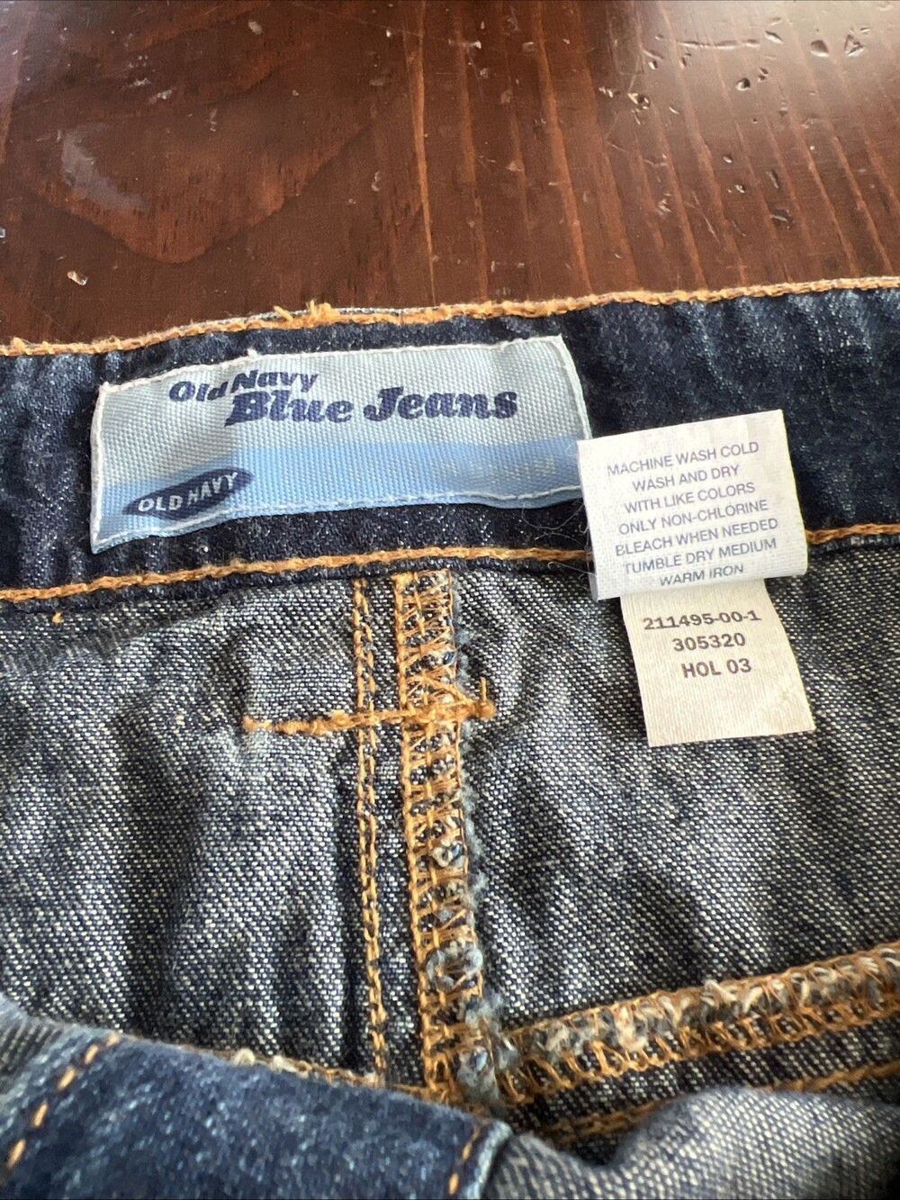 Old Navy Women's 18 Button Down Denim Jean Medium Wash Maxi Skirt NWT 2003 Y2K - Picture 5 of 10